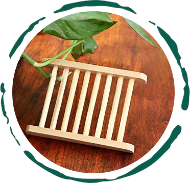 4-Pack Bamboo Soap Dish-3
