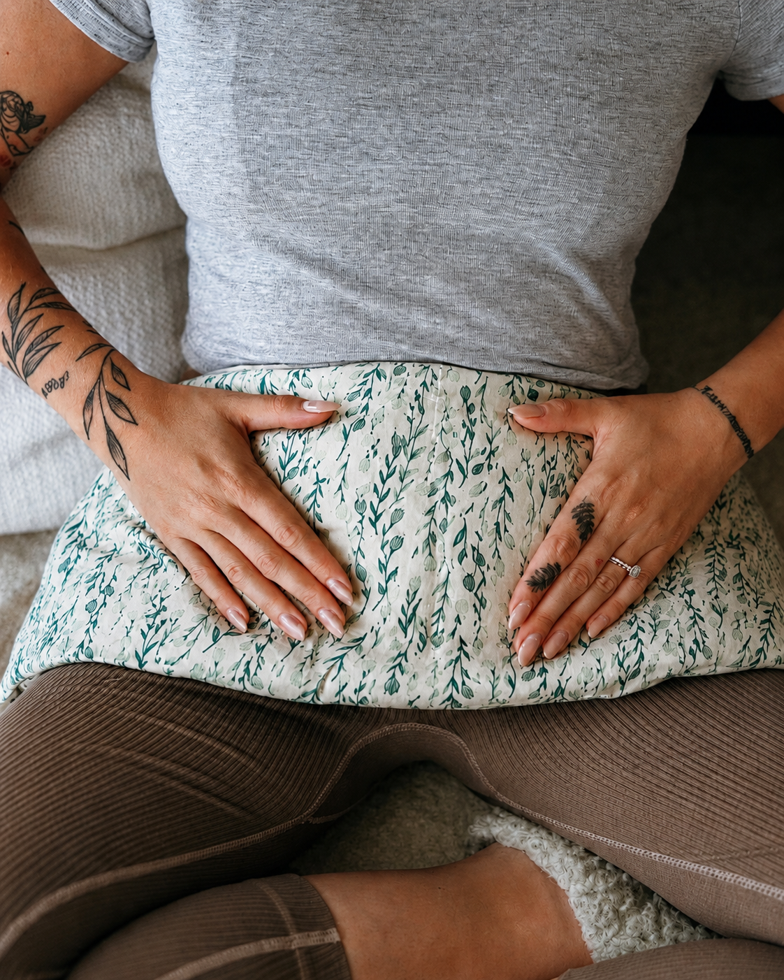 Weighted Body Wrap | Hot or Cold Aromatherapy for Nervous System & Vagus Nerve Support-9