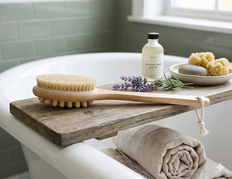 Bath & Body Massage Brush-1