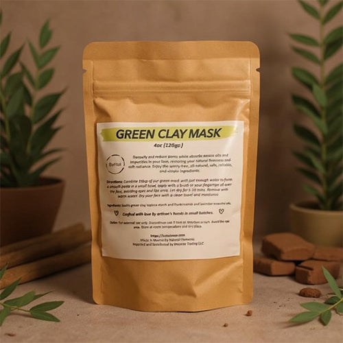 Green Clay Mask | Pore-Refining Facial Detox-0