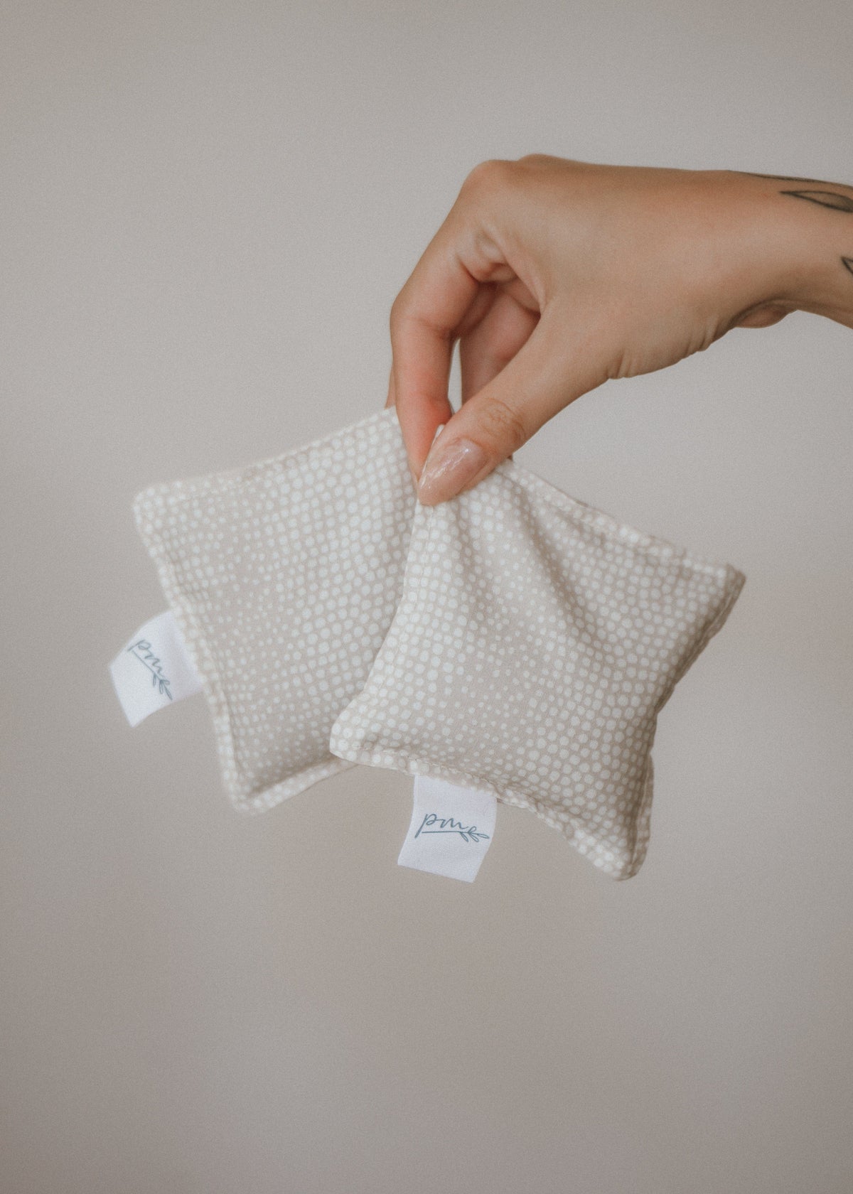 Weighted Sensory Fidgets (Set of 2) | Natural Cotton, Flaxseed & Glass Marbles-4