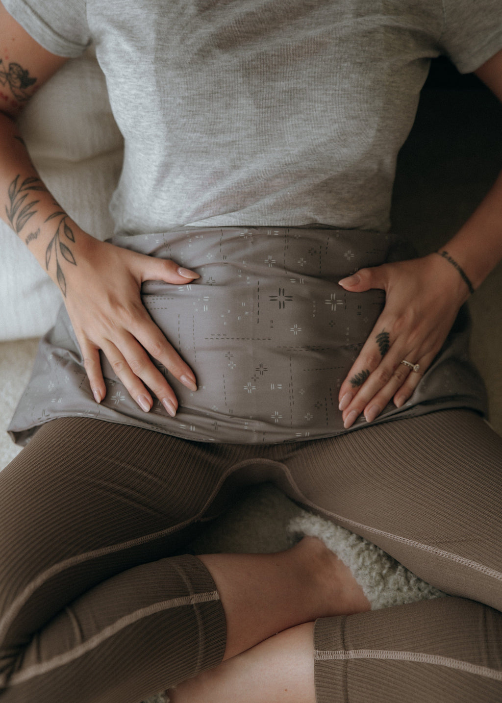 Weighted Body Wrap | Hot or Cold Aromatherapy for Nervous System & Vagus Nerve Support-6
