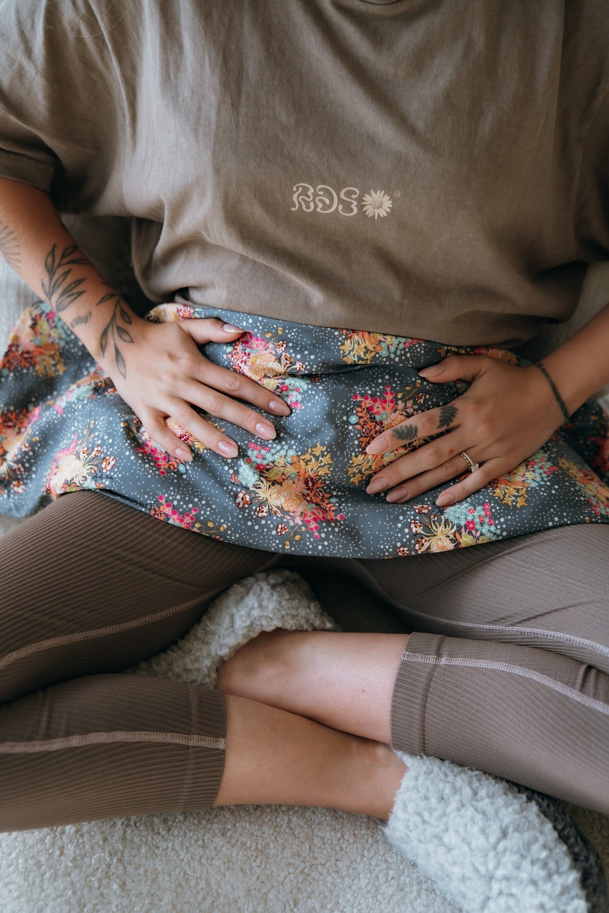 Weighted Body Wrap | Hot or Cold Aromatherapy for Nervous System & Vagus Nerve Support-1
