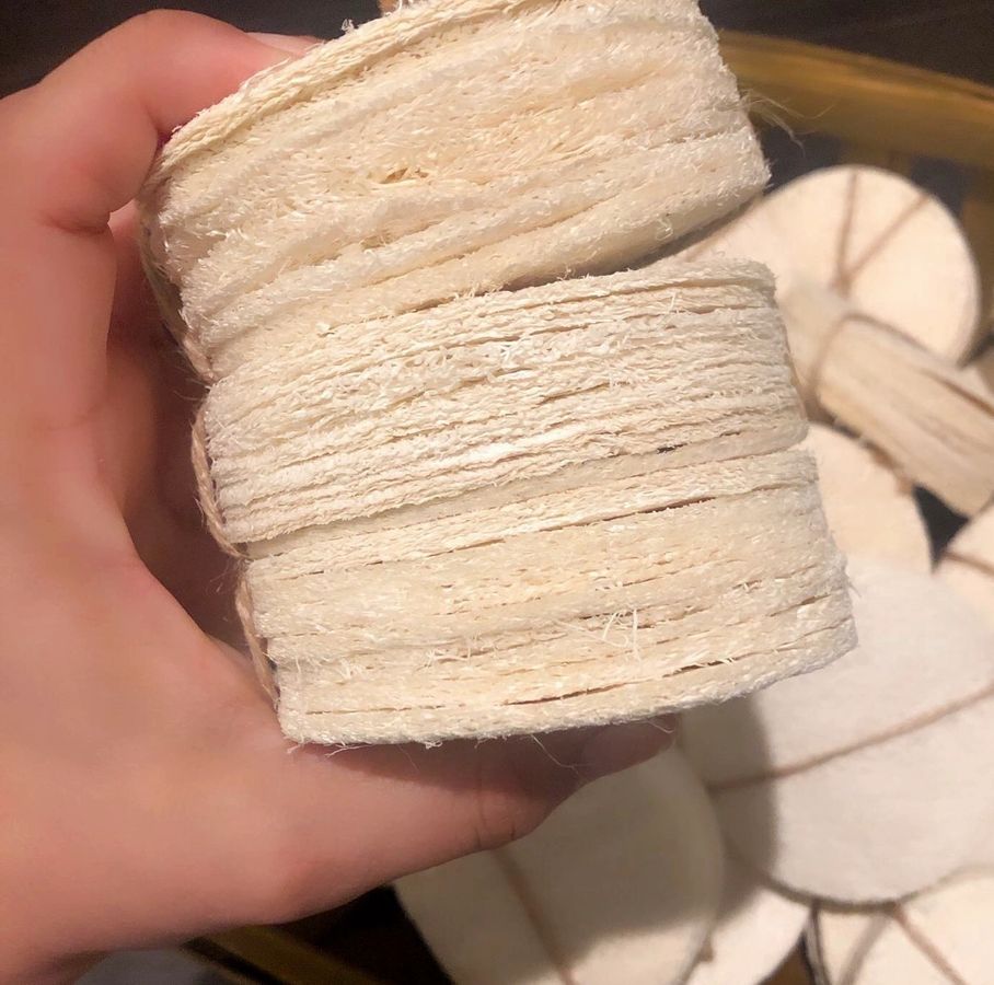 Natural Loofah Pads 5-pcs-4