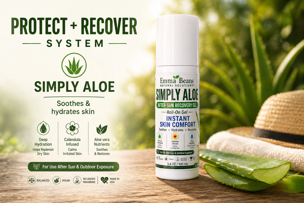 Simply Aloe After-Sun Recovery Gel Roll-On | Hydrating Aloe Vera Skin Soother-4